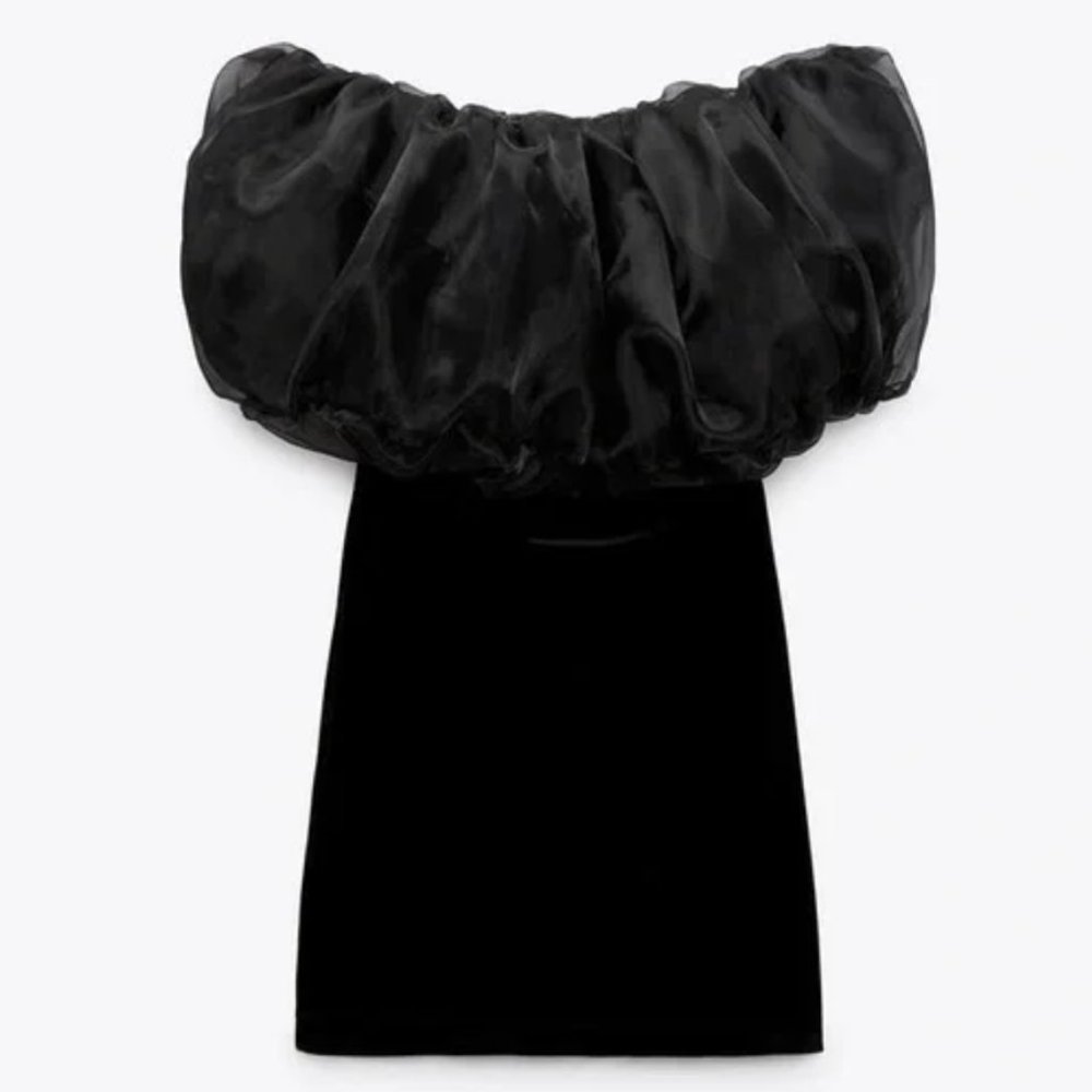 Zara - Velvet Mini Dress
